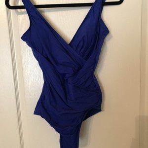 Miraclesuit One Piece Swimsuit Size 10 Royal Blue